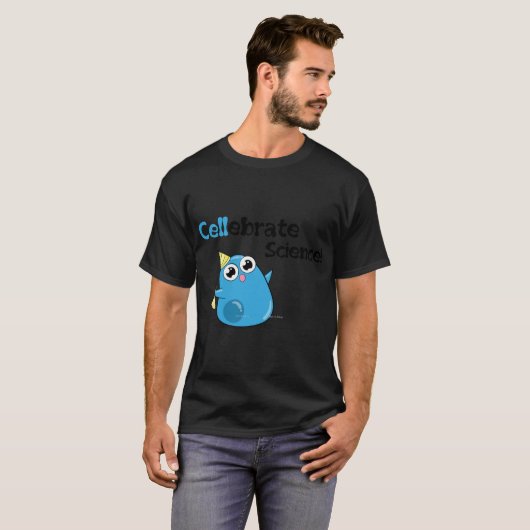 Cellebrate Science retro T-shirt (Voorkant volledig)