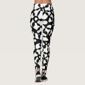 Cellen Abstraction Black White Leggings (Achterkant)