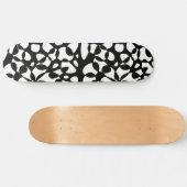Cellen Abstraction Black White Persoonlijk Skateboard (Horizontaal)