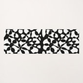 Cellen Abstraction Black White Yogamat (Achterkant (horizontaal))