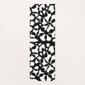Cellen Abstraction Black White Yogamat (Achterkant)
