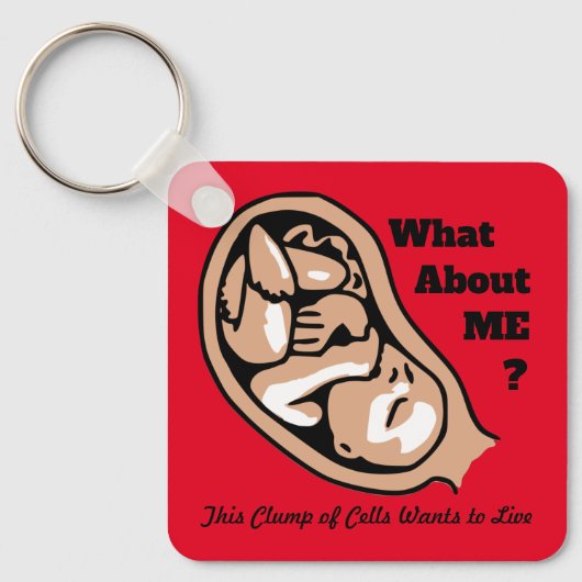 Cellen- of Baby PRO-LIFE-clusters Sleutelhanger (Voorkant)