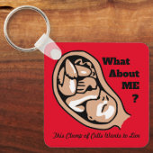 Cellen- of Baby PRO-LIFE-clusters Sleutelhanger (Voorkant)