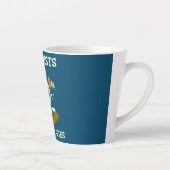 Cellets Funny I Heart Love Science Biology Latte Mok (Rechts)