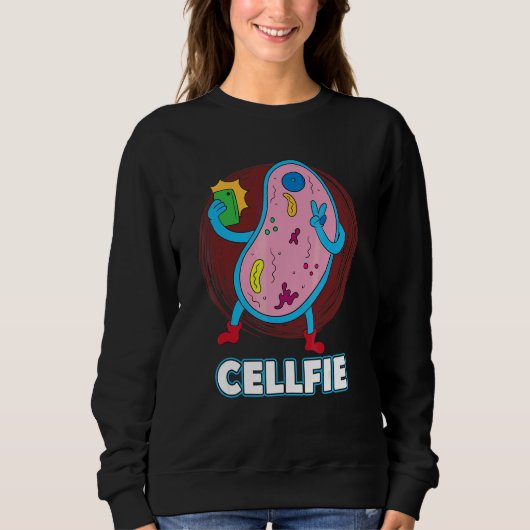 Cellfie Cel Selfie Bacteriën Bioloog Trui (Voorkant)