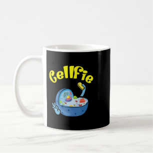 Cellfie Cell Biology Joke Selfie Bioloog Gift Fu Koffiemok