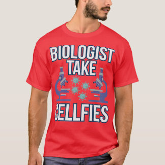 CellFie Cool Funny Biology Teacher Student 2 T-shirt