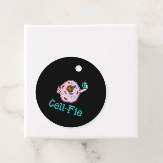 CellFie Funny Biology Science Teacher Pun Gift Bedankjes Labels (In situ)