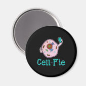 CellFie Funny Biology Science Teacher Pun Gift Magneet (Voorkant / Achterkant)