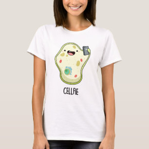 Cellfie Grappige Biologie Selfie Pun T-shirt
