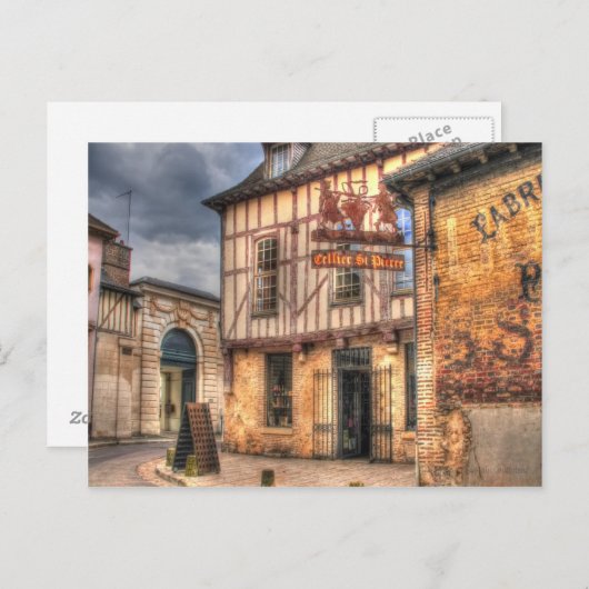 Cellier St. Pierre Troyes Frankrijk Briefkaart (Voorkant / Achterkant)