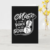 Cellin for Cello Musician String Instrument Gift Kaart (Gele Bloem)