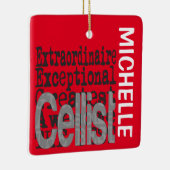 Cellist Extraordinaire CUSTOM Keramisch Ornament (Rechts)