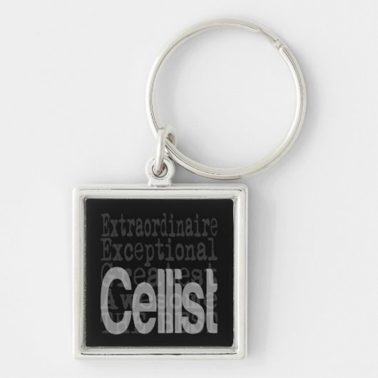 Cellist Extraordinaire Sleutelhanger (Voorkant)
