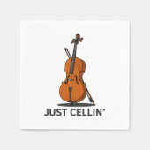 Cellist Just Cellin Fiddle Instrumentalist Servet (Voorkant)