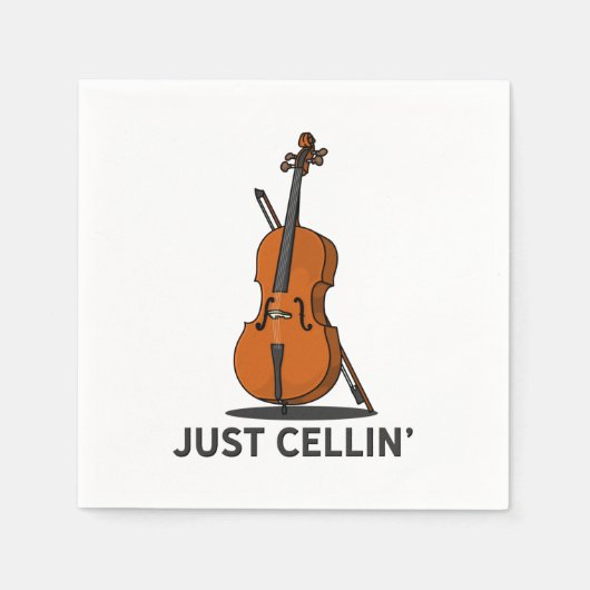 Cellist Just Cellin Fiddle Instrumentalist Servet (Voorkant)