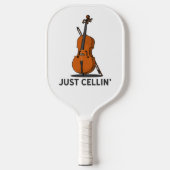 Cellist Just Cellin Fiddle Player Pickleball Paddle (Voorkant)