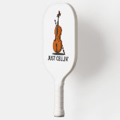 Cellist Just Cellin Vioolspeler Pickleball Paddle (Links)