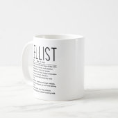 Cellist Koffiemok (Voorkant links)