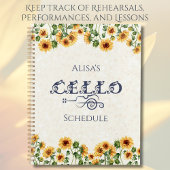 Cellist Musical Repetitie Schema en Planner