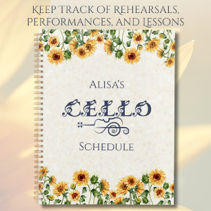 Cellist Muzikale Repetitierooster en Planner