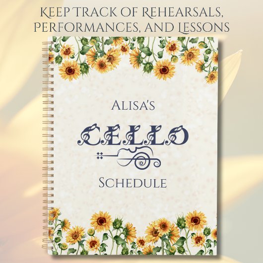 Cellist Muzikale Repetitierooster en Planner