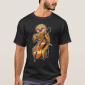 Cellist Sloth Cello Player Animal T-shirt (Voorkant)