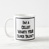 Cellist Super Talent. KoffieMok (Links)