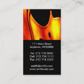 Cellist Visitekaartje (Achterkant)