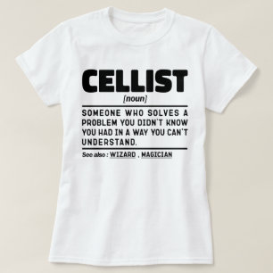 Cellist zelfstandig muziekinstrument liefhebber ce t-shirt