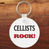 Cellists Rock Sleutelhanger (Voorkant)