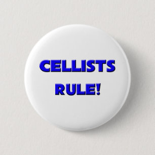 Cellists Rule! Ronde Button 5,7 Cm