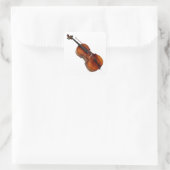 "Cello 1" design geschenken en producten Vierkante Sticker (Tas)