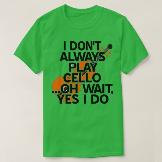 Cello 1 t-shirt (Design voorkant)