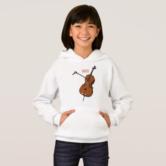 Cello-afbeelding cartoon (Voorkant volledig)