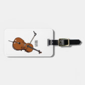 Cello-afbeelding cartoon bagagelabel (Voorkant horizontaal)