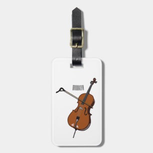 Cello-afbeelding cartoon bagagelabel
