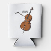 Cello-afbeelding cartoon blikjeskoeler (Voorkant)