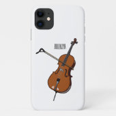 Cello-afbeelding cartoon Case-Mate iPhone case (Achterkant)