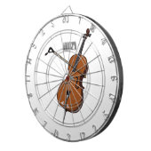 Cello-afbeelding cartoon dartbord (Voorkant Rechts)
