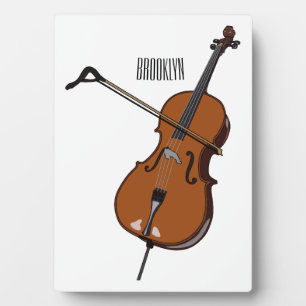 Cello-afbeelding cartoon fotoplaat