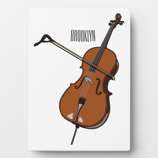 Cello-afbeelding cartoon fotoplaat (voorkant)