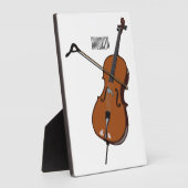 Cello-afbeelding cartoon fotoplaat (Zijkant)