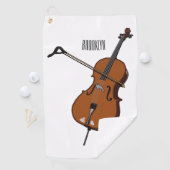 Cello-afbeelding cartoon golfhanddoek (Insitu)