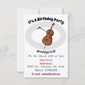 Cello-afbeelding cartoon kaart (Voorkant)