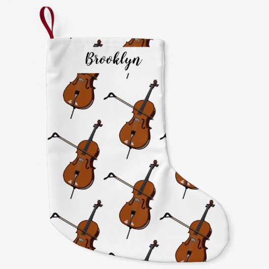 Cello-afbeelding cartoon kleine kerstsok (Voorkant)