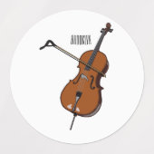Cello-afbeelding cartoon labels (Design 1)