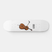 Cello-afbeelding cartoon persoonlijk skateboard (Horizontaal)