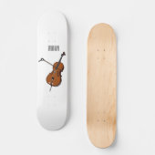 Cello-afbeelding cartoon persoonlijk skateboard (Voorkant)