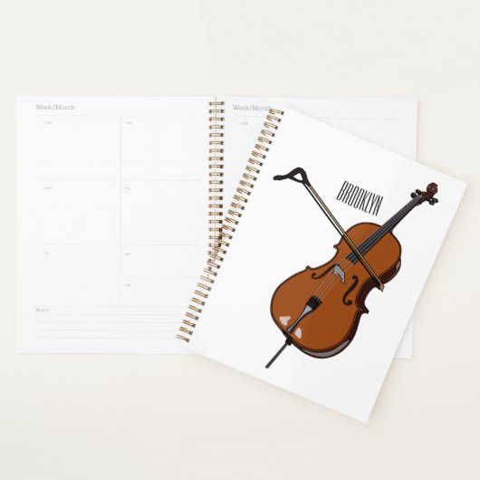 Cello-afbeelding cartoon planner (Display)